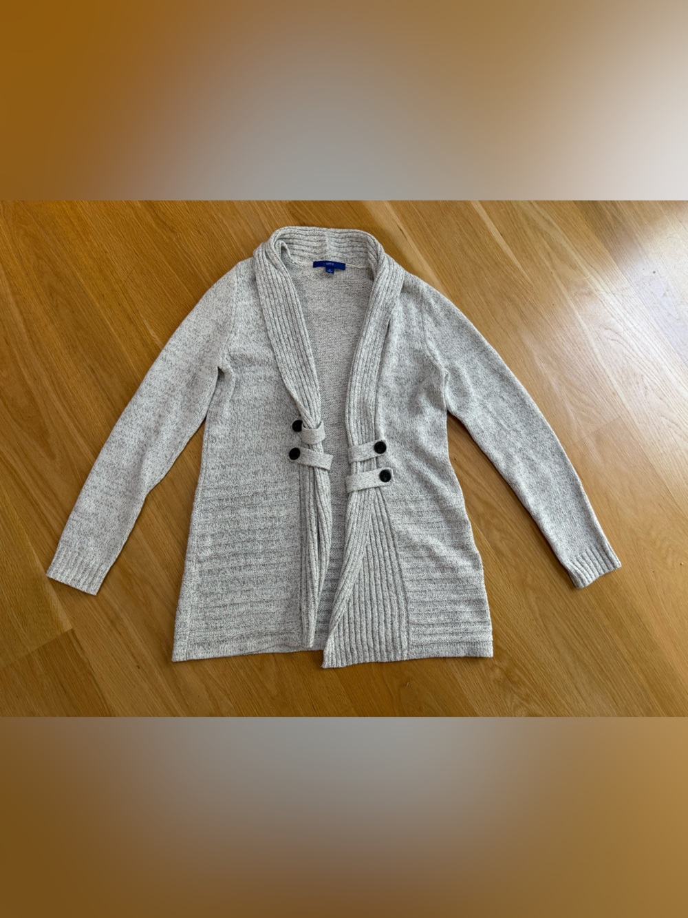 Apt. 9 Open-Front Shawl Collar Cardigan